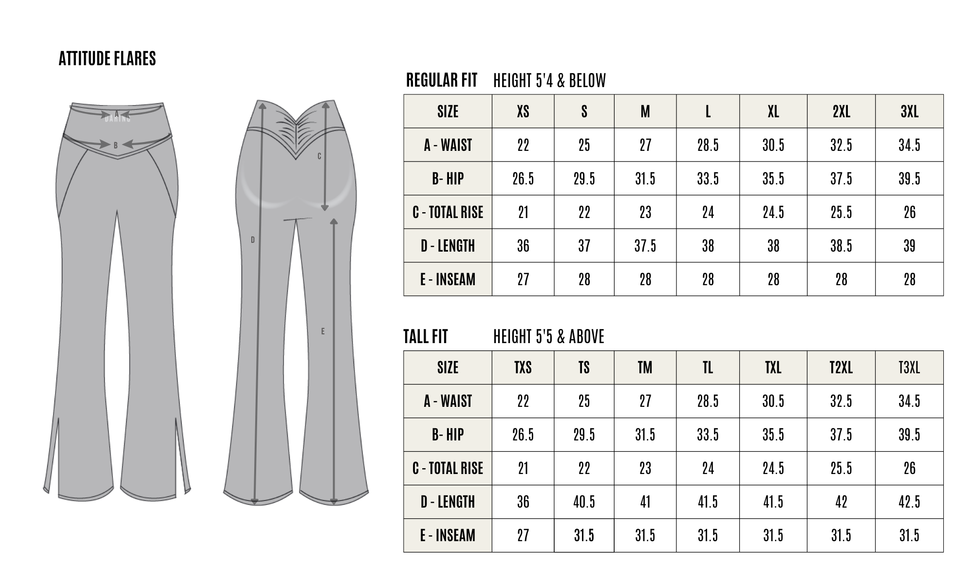 SIZE GUIDE