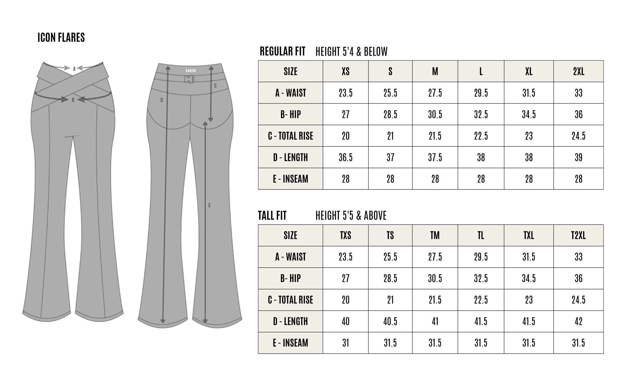 SIZE GUIDE