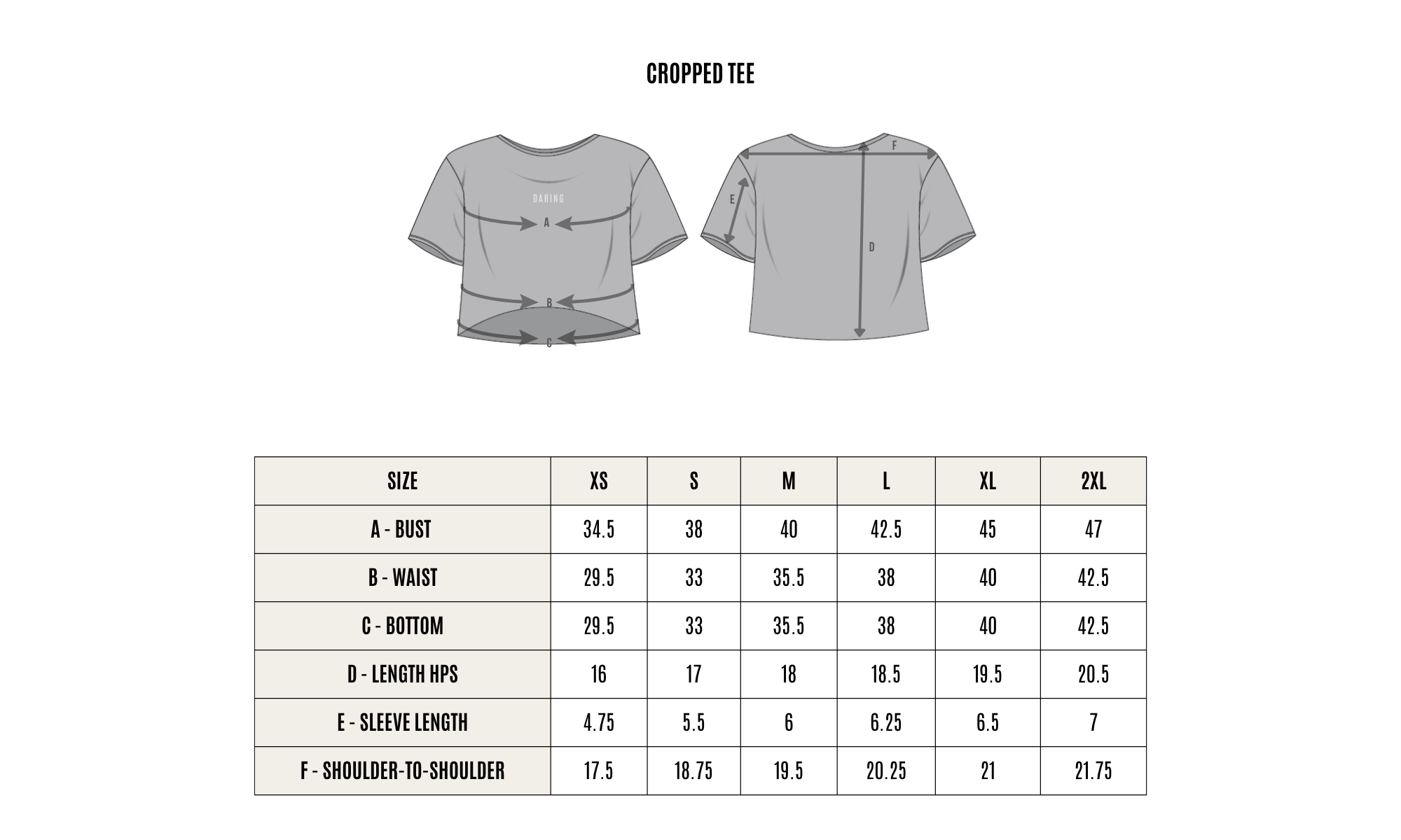 SIZE GUIDE