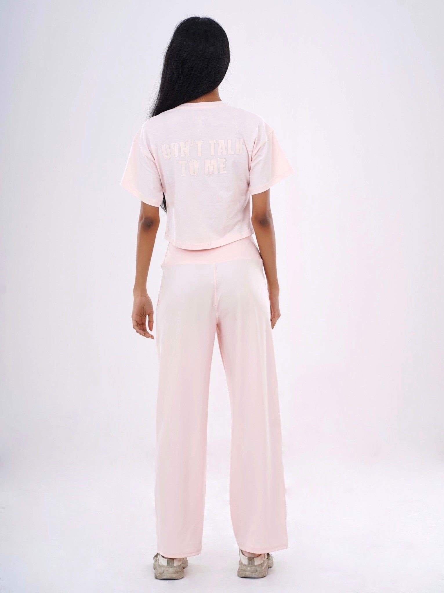 DON'T TALK TO ME CROPPED TEE