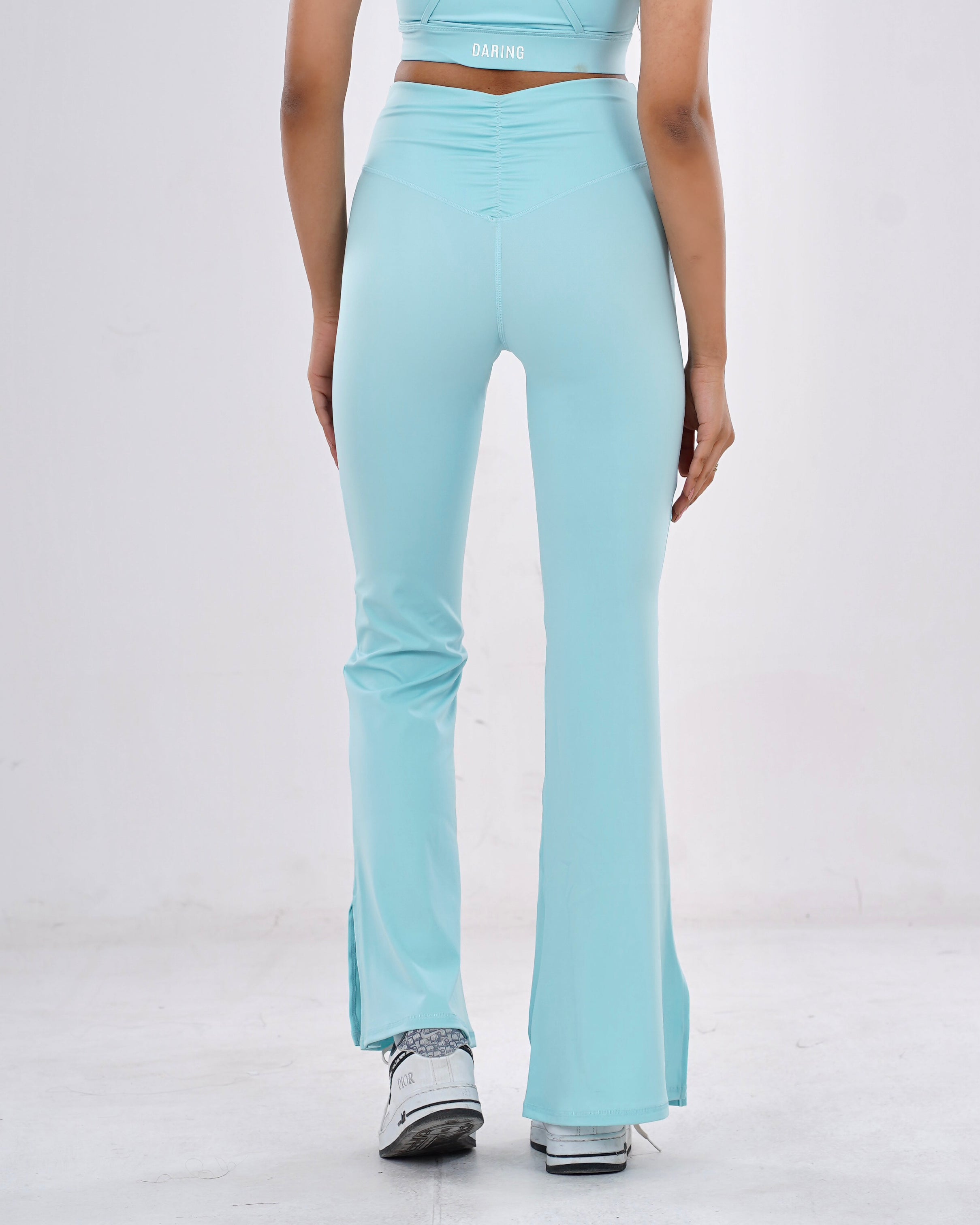 ATTITUDE V-SCRUNCH HIGH WAIST FLARES