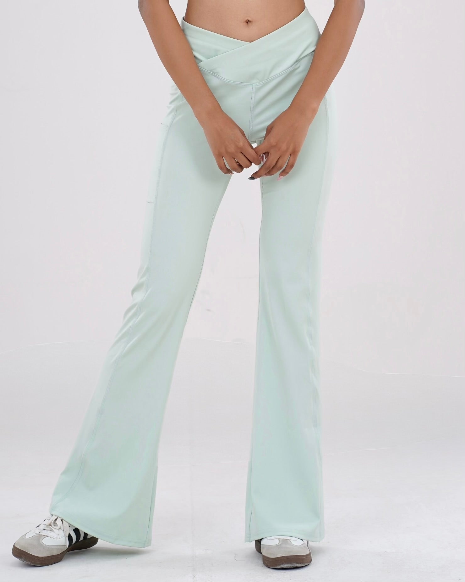 VERVE 2.0 WRAP-OVER HIGH WAIST FLARES