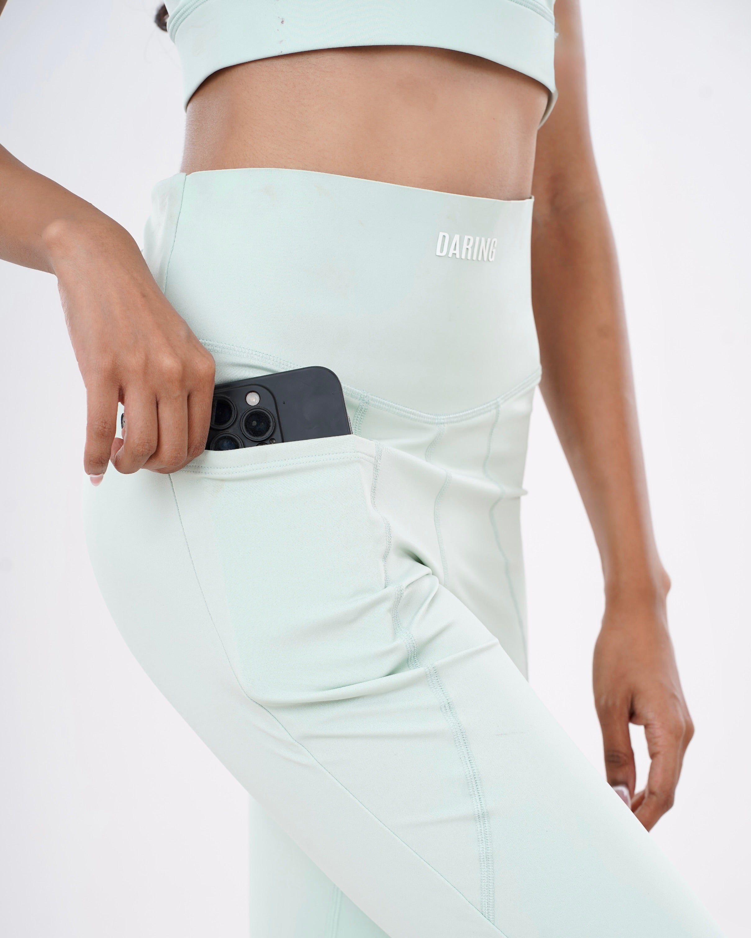 ATTITUDE V-SCRUNCH HIGH WAIST FLARES