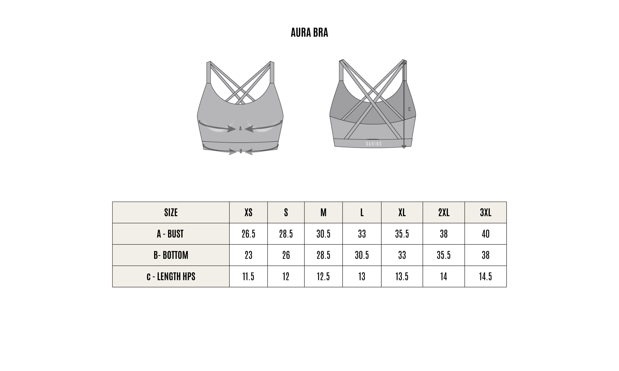 SIZE GUIDE