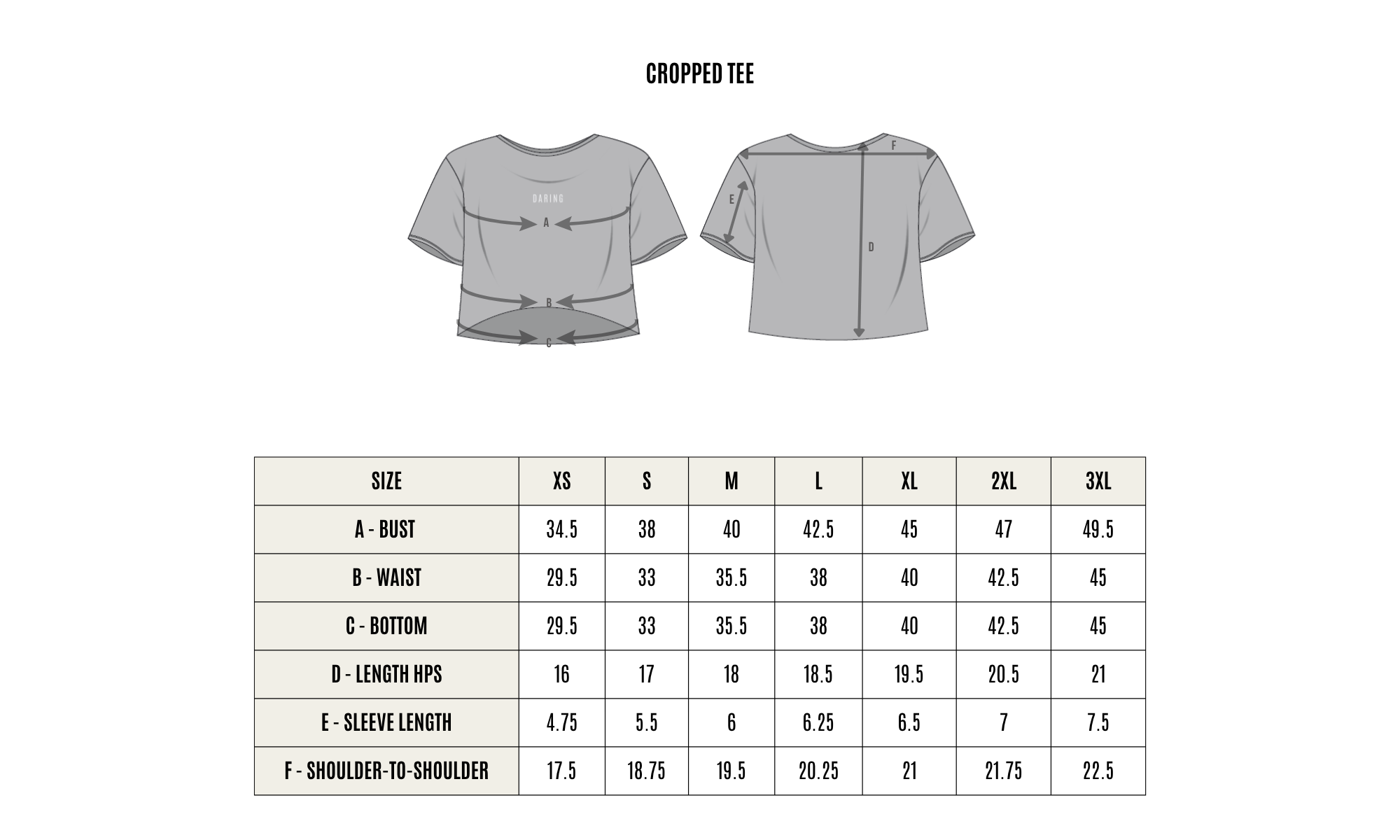 SIZE GUIDE