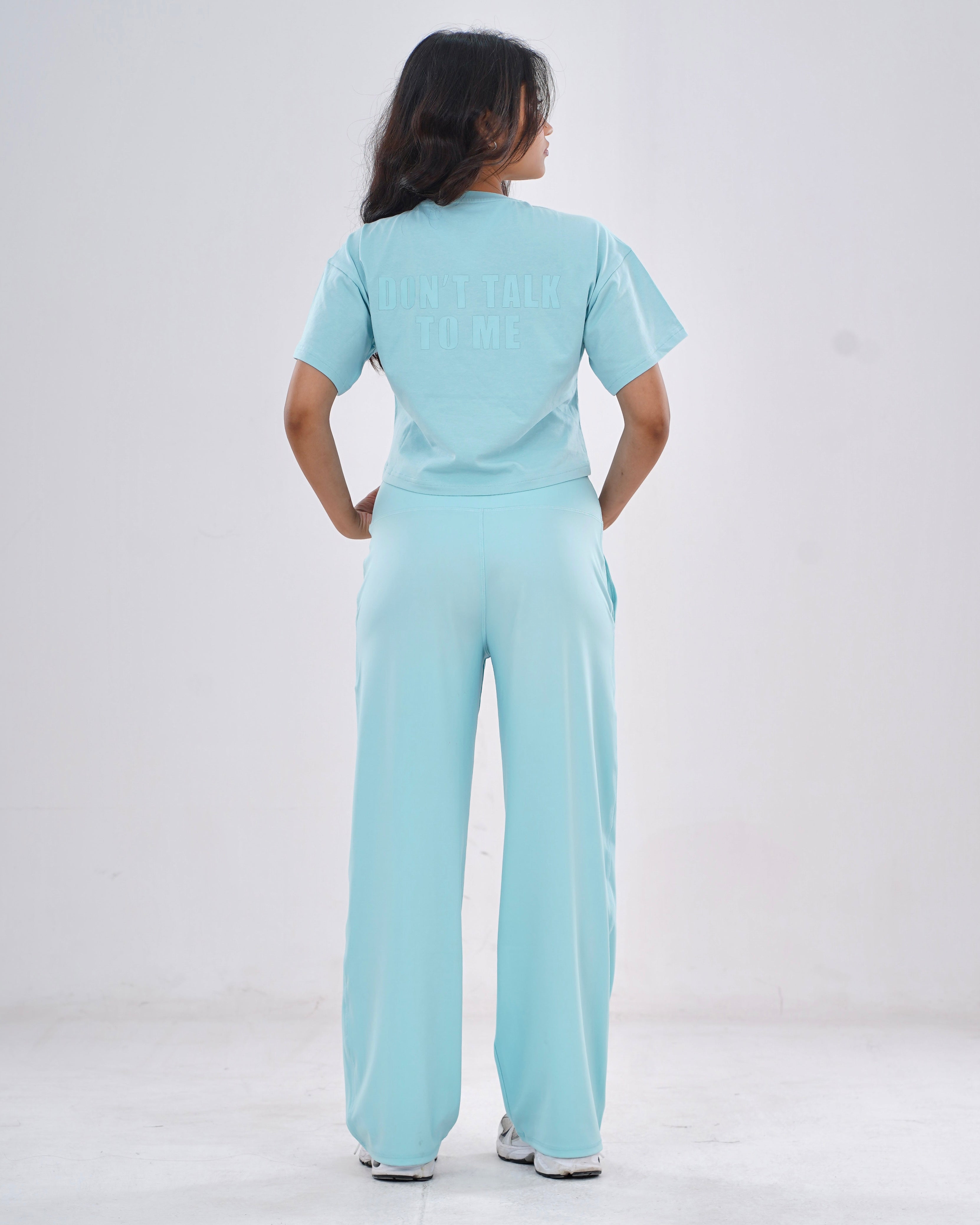 DON'T TALK TO ME CROPPED TEE