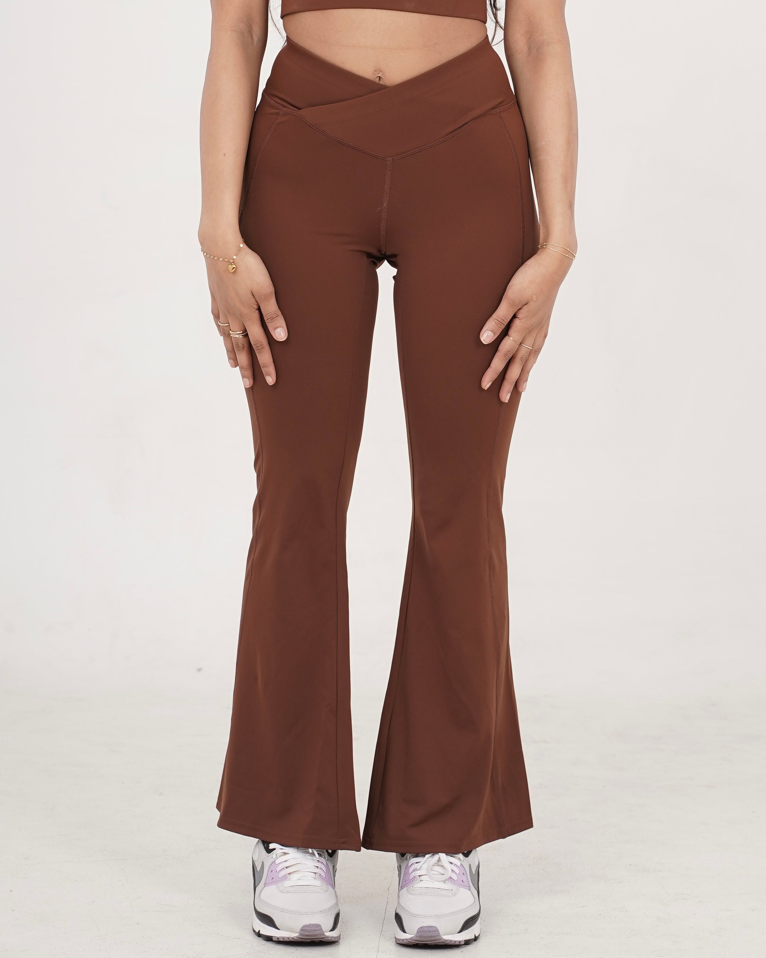 VERVE 2.0 WRAP-OVER HIGH WAIST FLARES