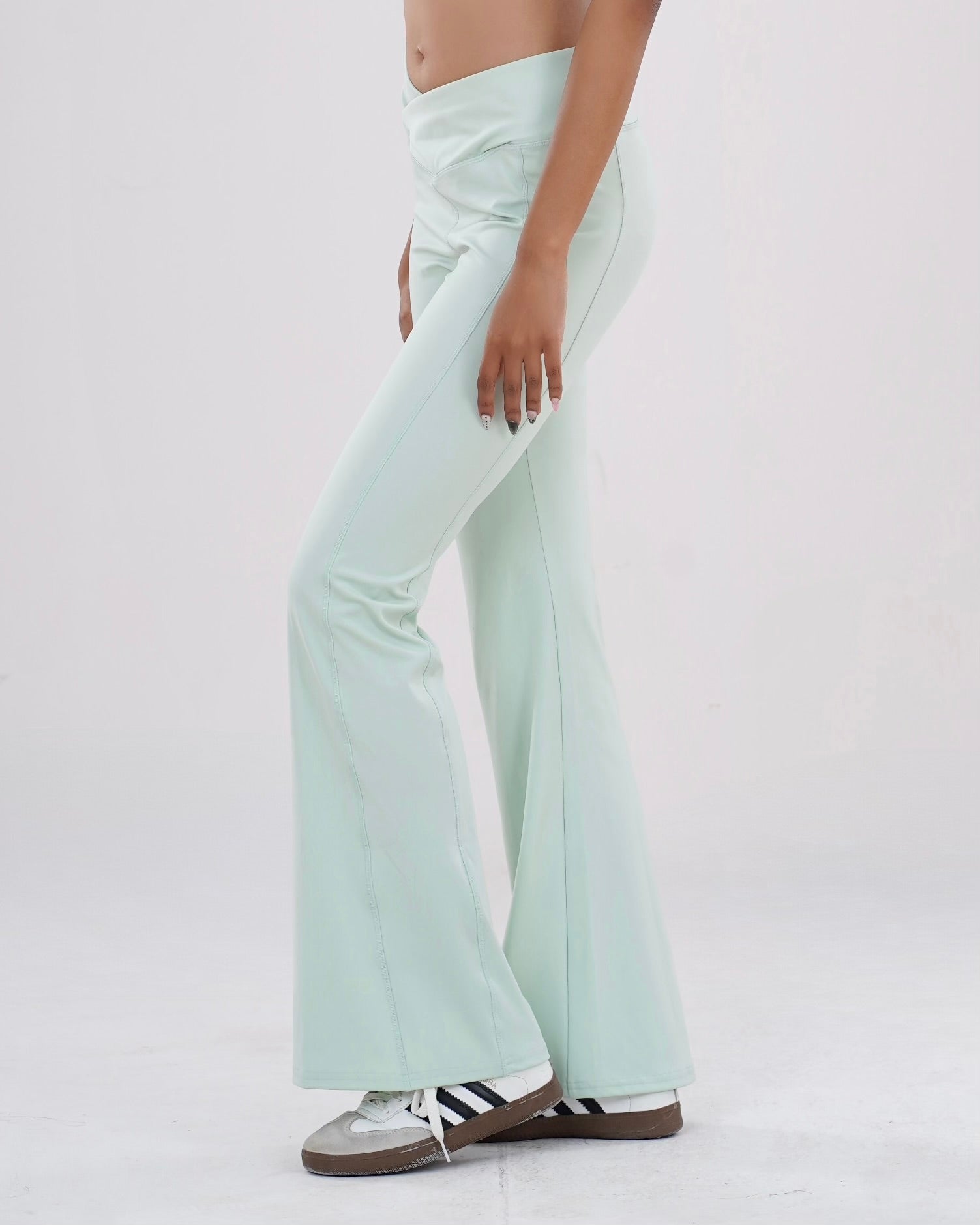 VERVE 2.0 WRAP-OVER HIGH WAIST FLARES