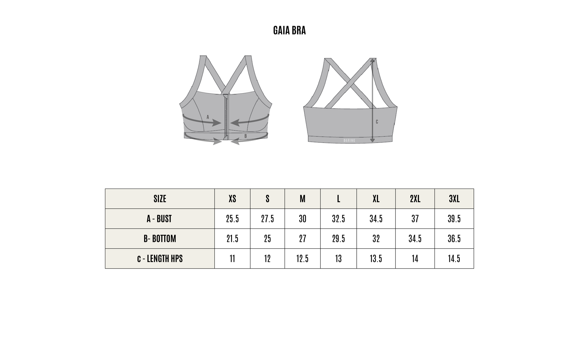 SIZE GUIDE