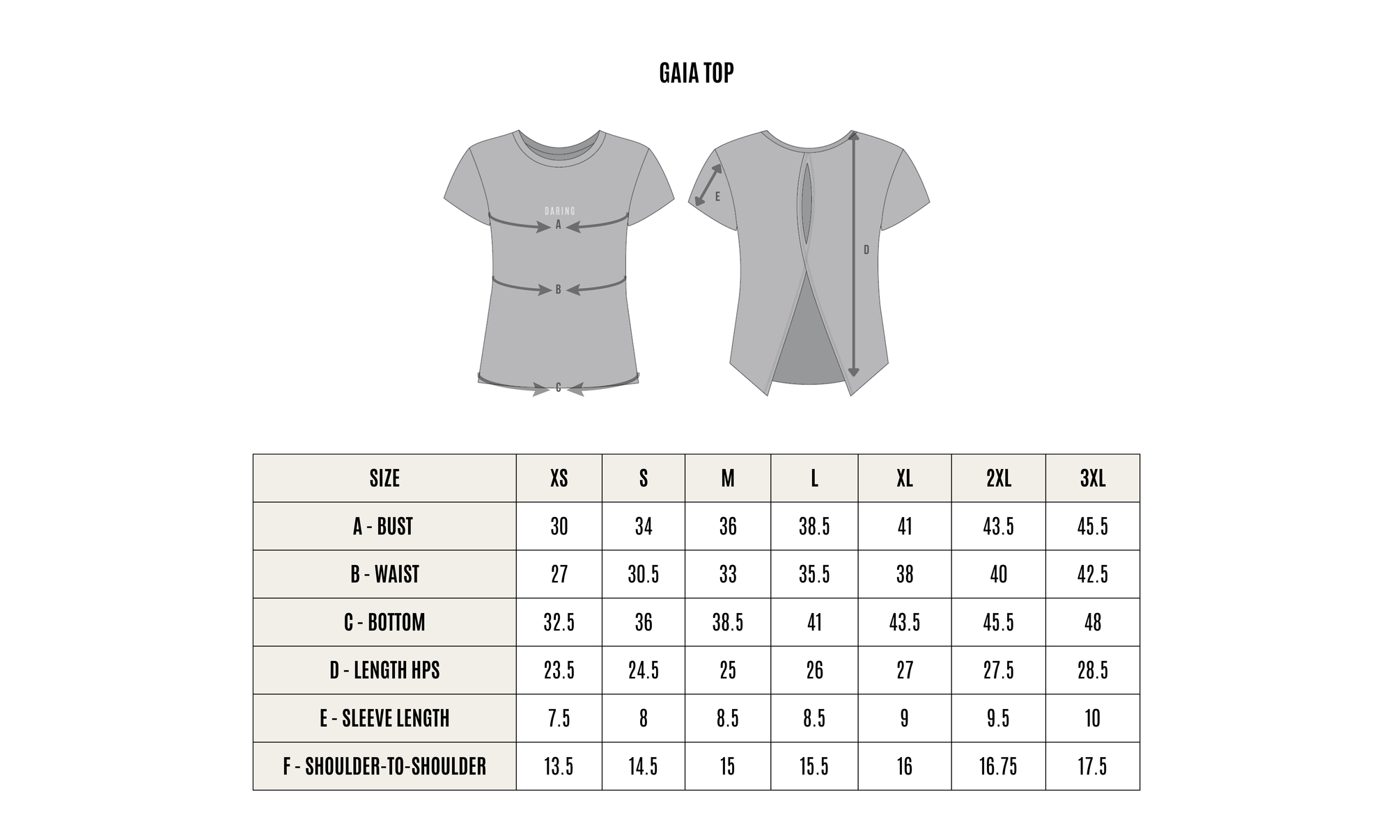 SIZE GUIDE