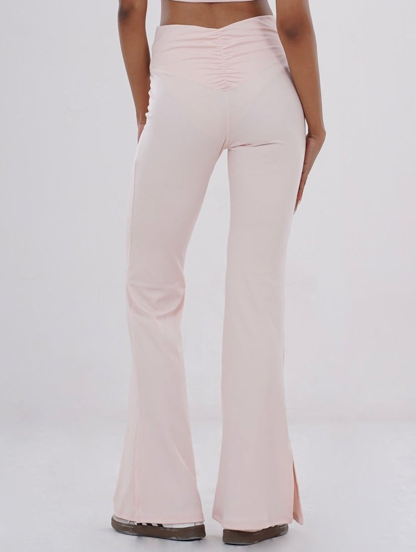ATTITUDE V-SCRUNCH HIGH WAIST FLARES
