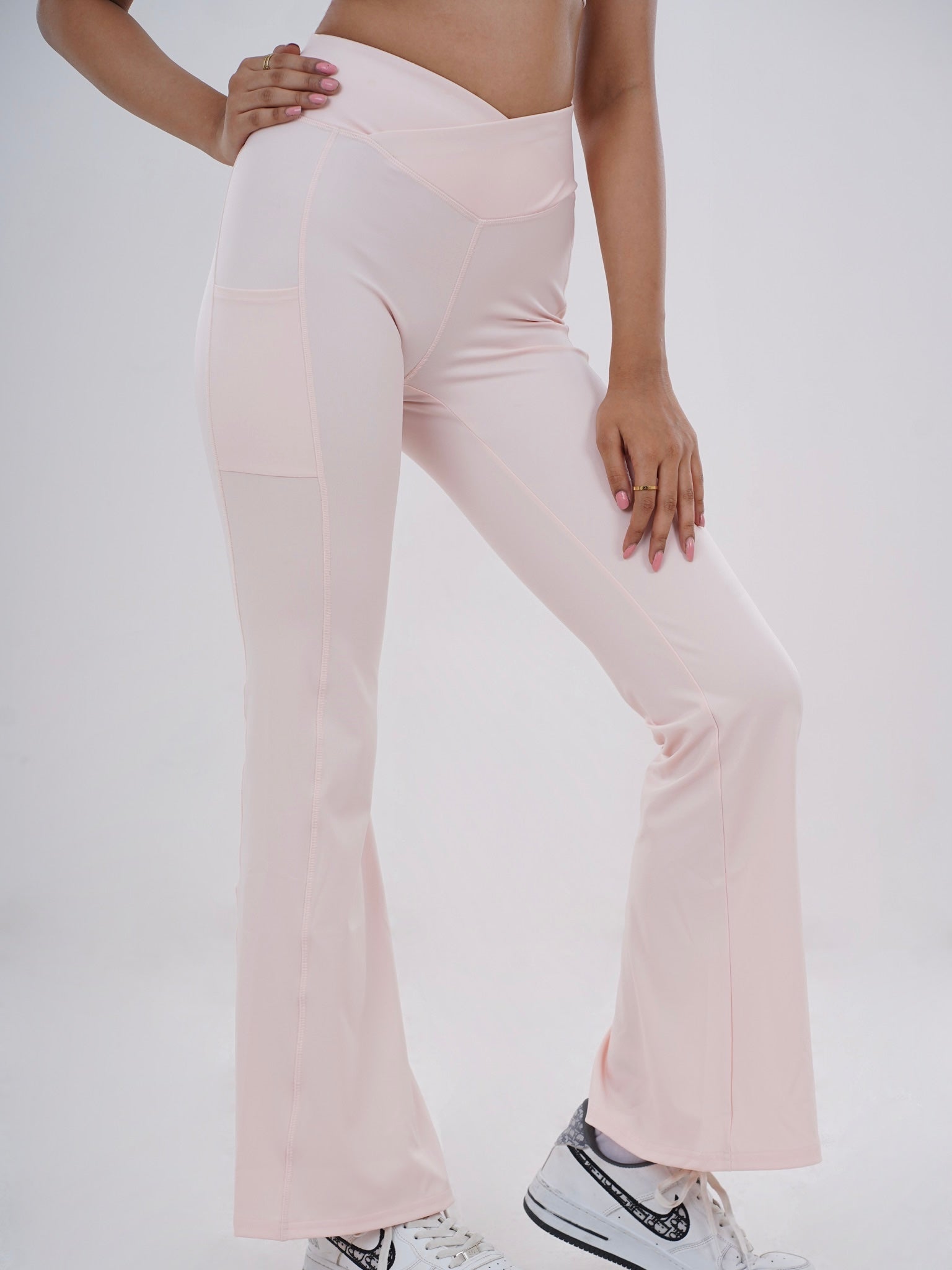 VERVE 2.0 WRAP-OVER HIGH WAIST FLARES