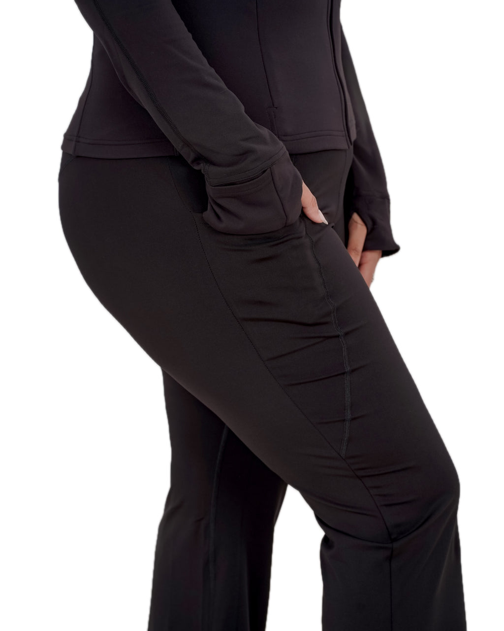 ATTITUDE V-SCRUNCH HIGH WAIST FLARES