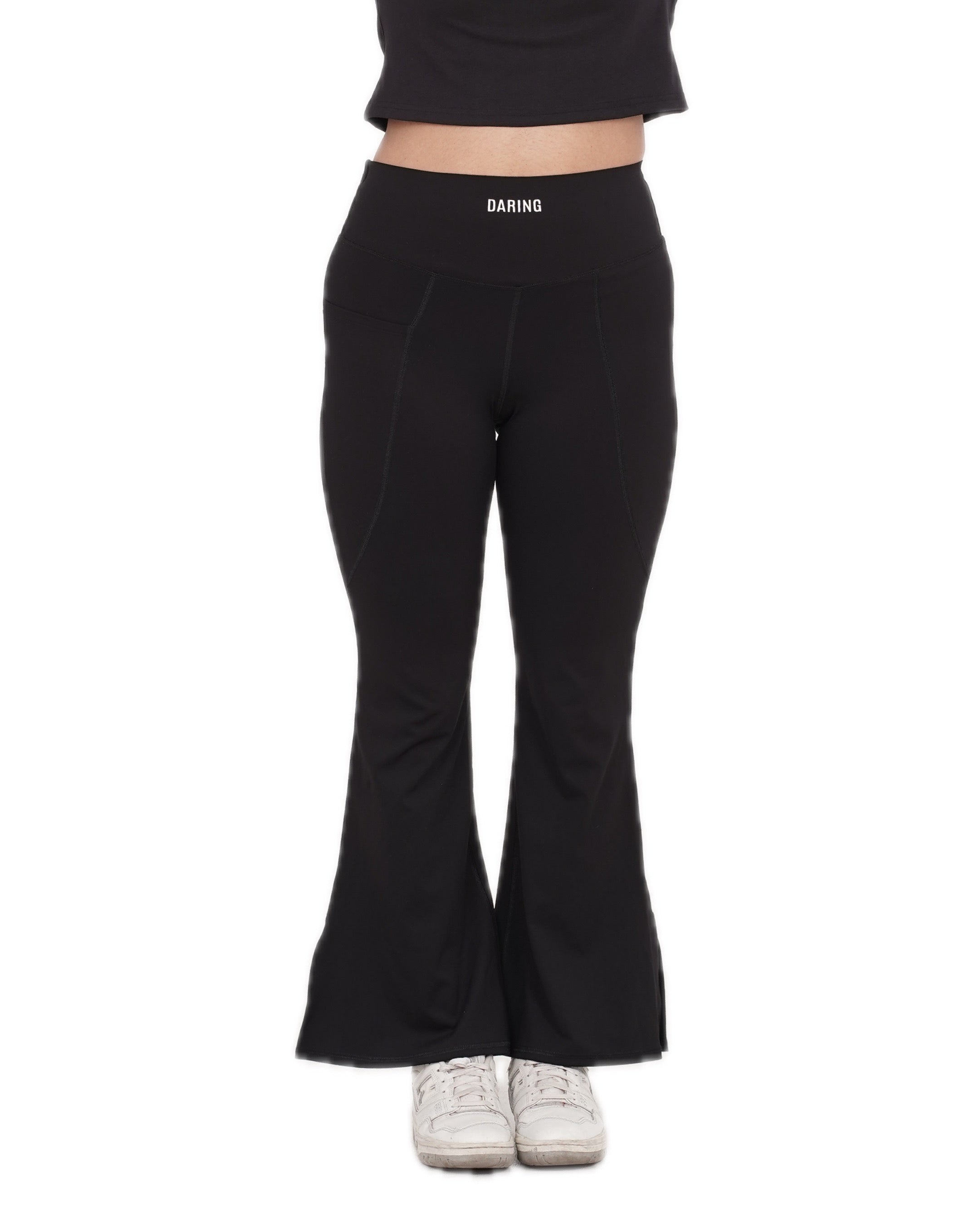 ATTITUDE V-SCRUNCH HIGH WAIST FLARES