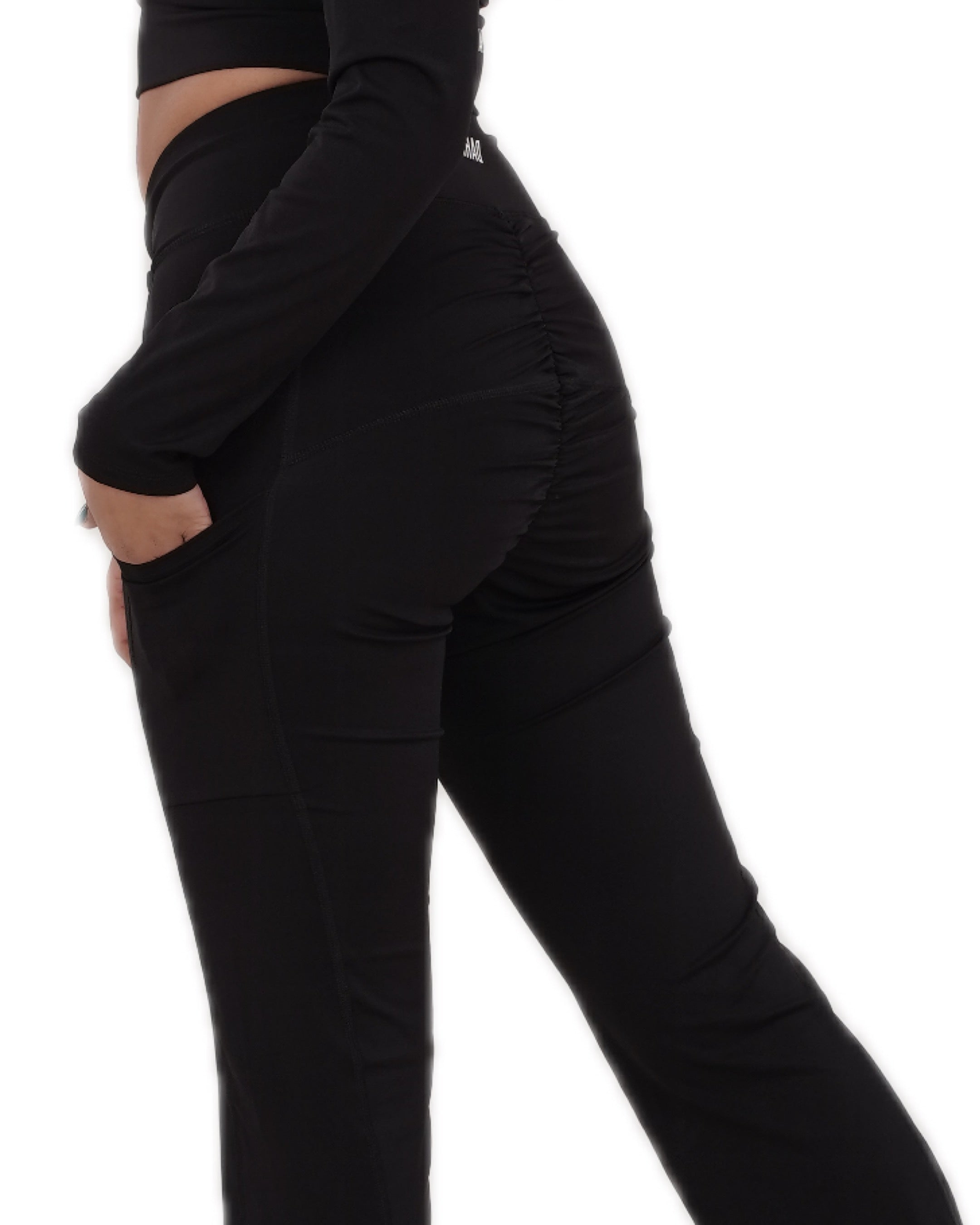VERVE WRAP-OVER HIGH WAIST FLARES