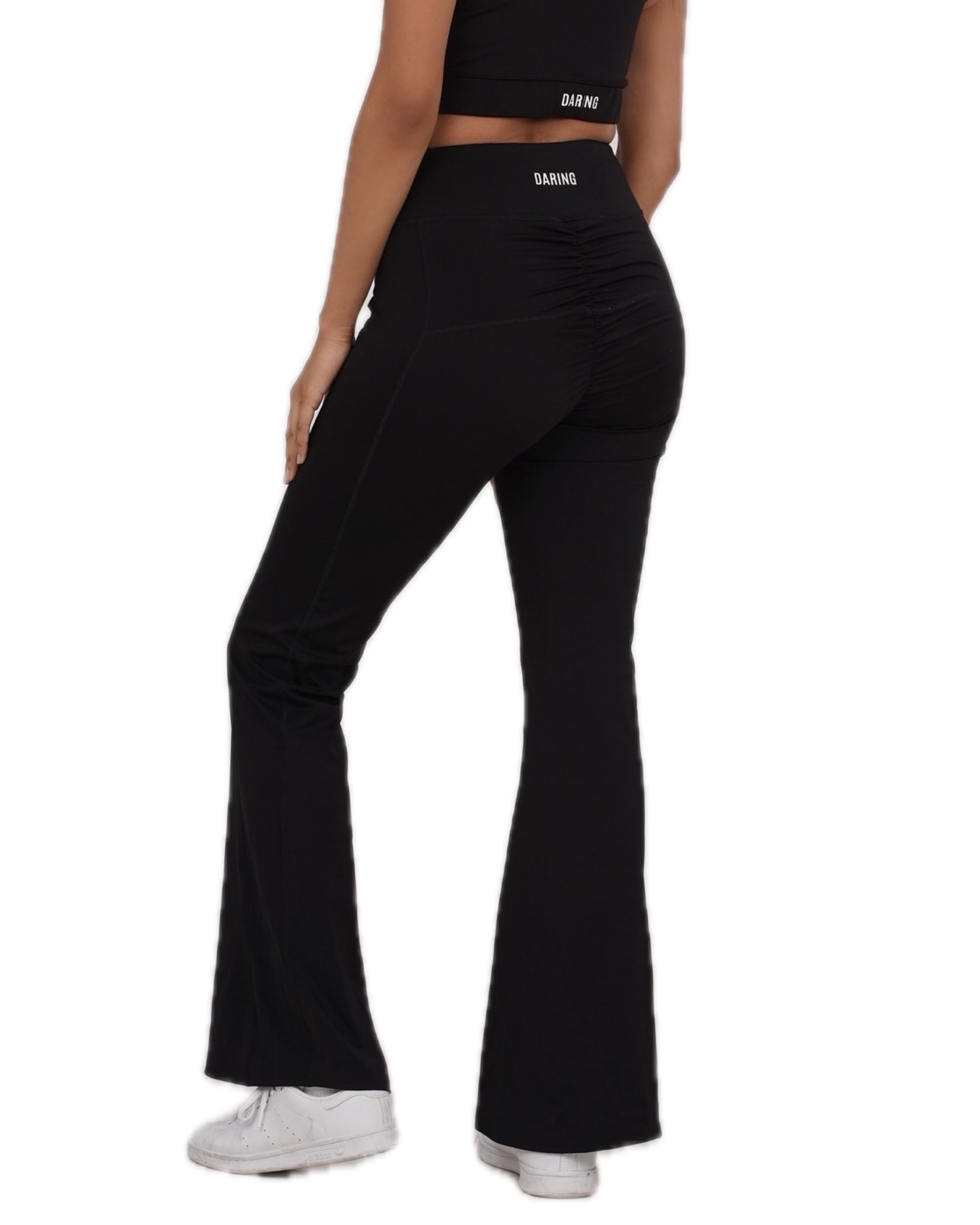 VERVE WRAP-OVER HIGH WAIST FLARES