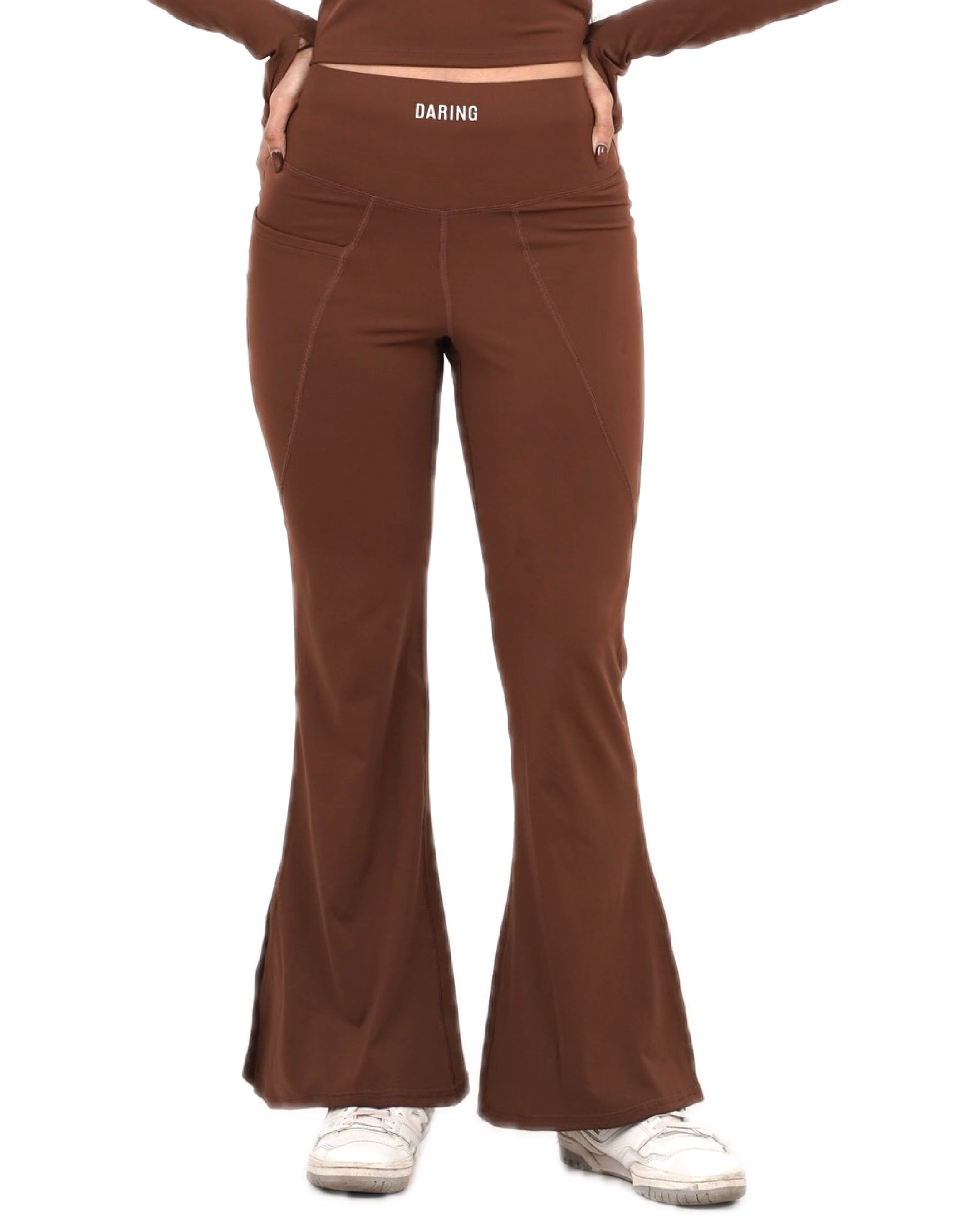 ATTITUDE V-SCRUNCH HIGH WAIST FLARES