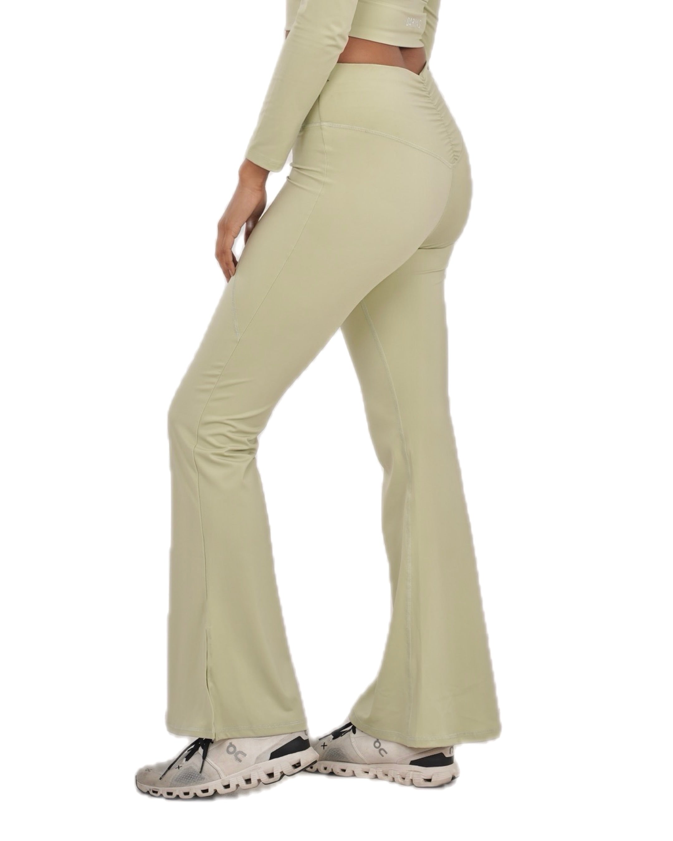 ATTITUDE V-SCRUNCH HIGH WAIST FLARES