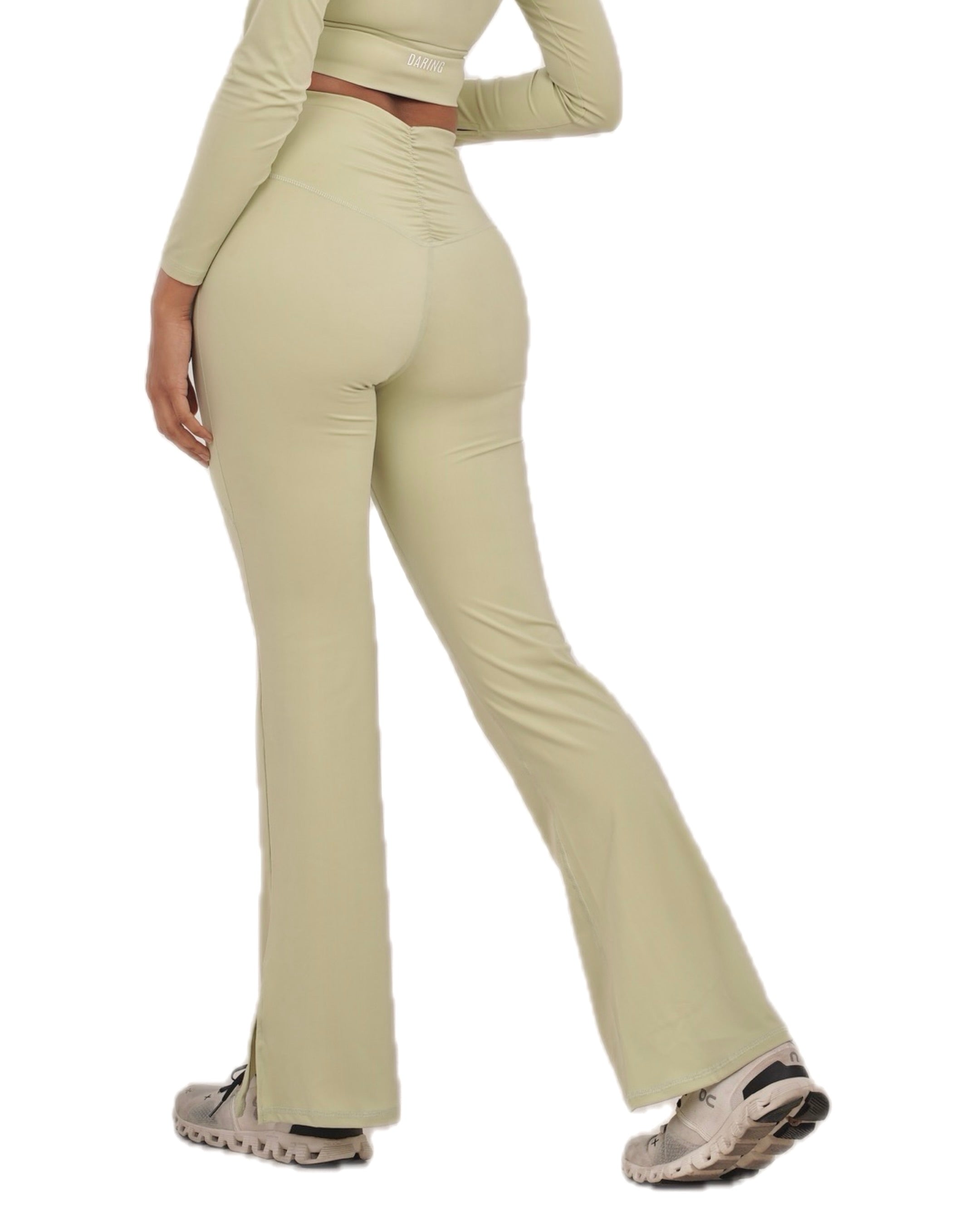 ATTITUDE V-SCRUNCH HIGH WAIST FLARES