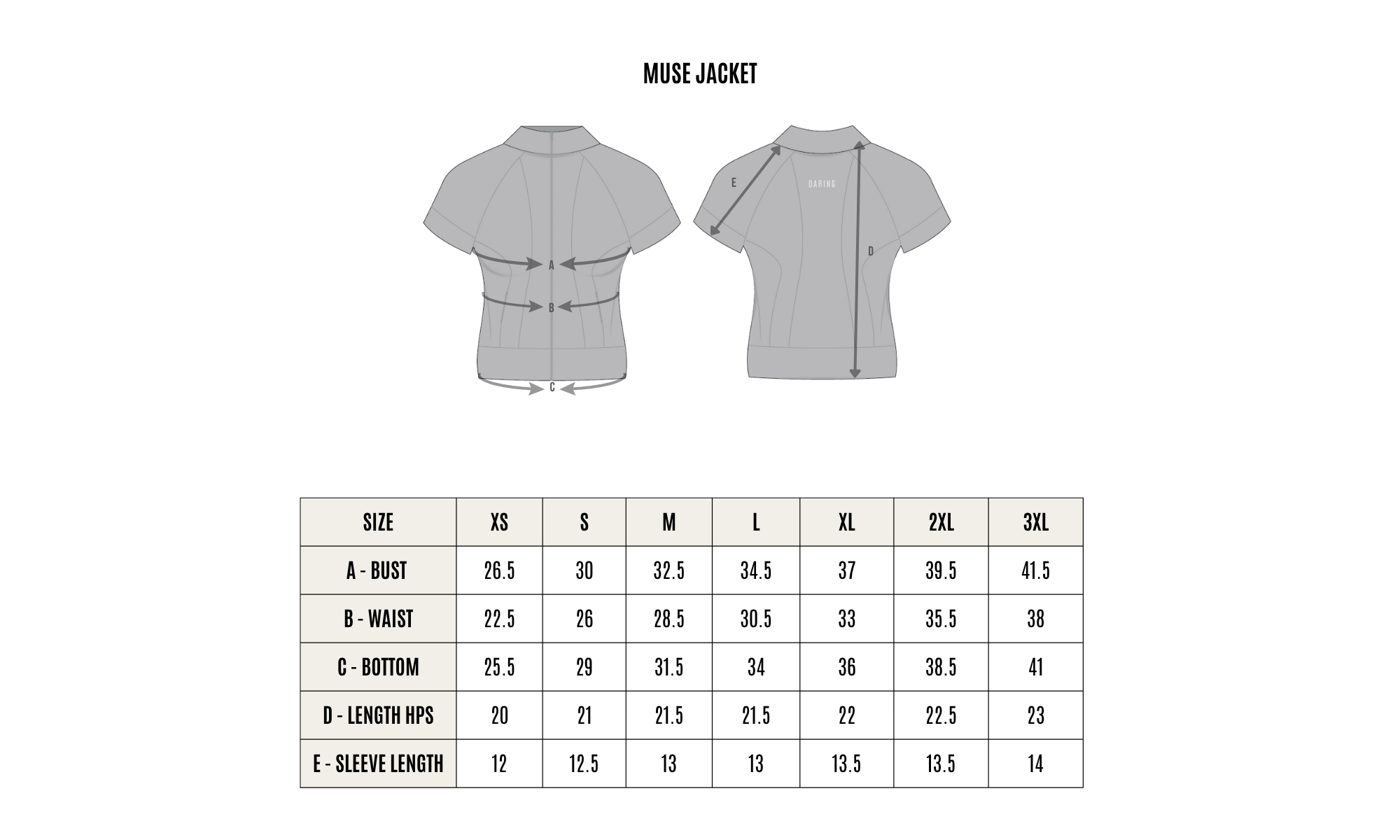 SIZE GUIDE