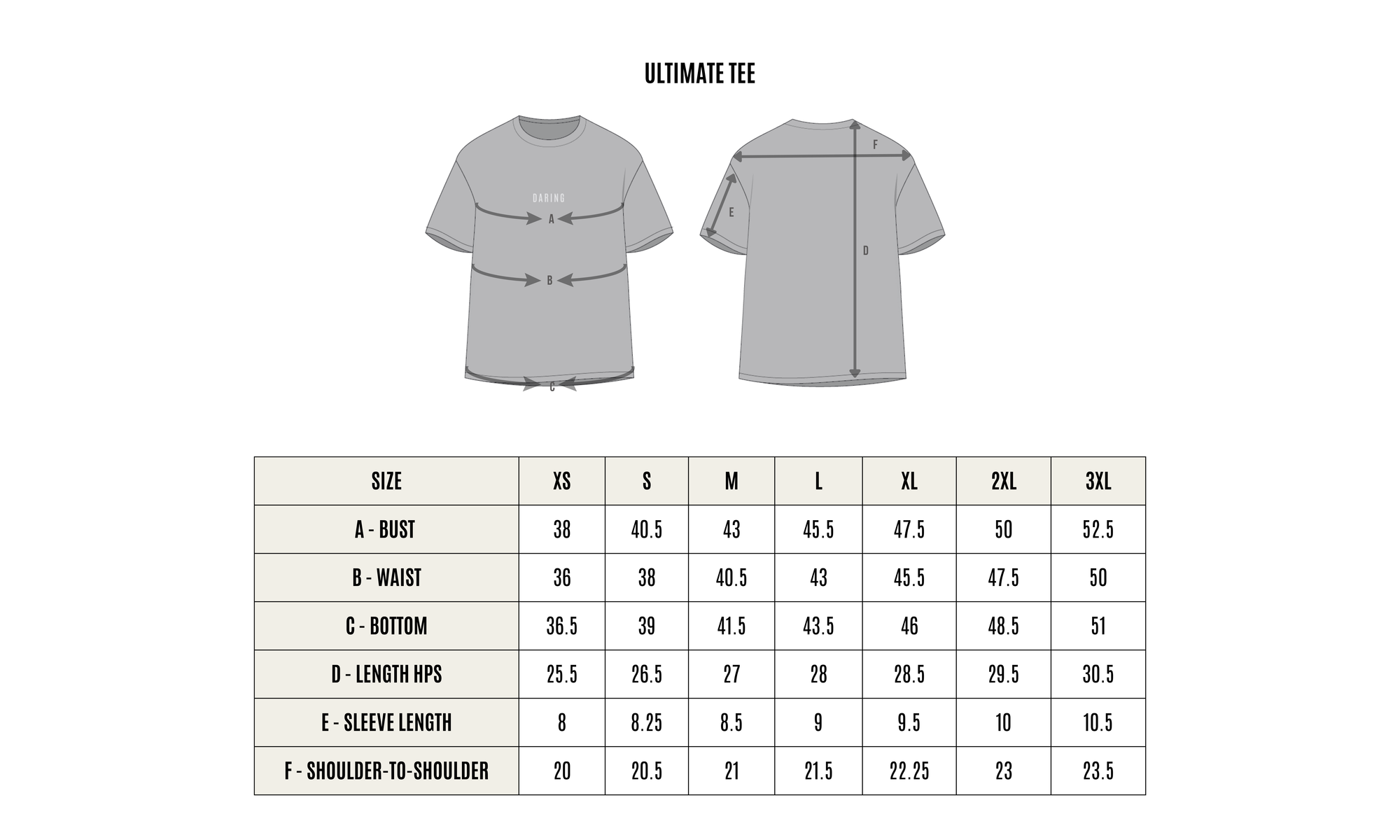 SIZE GUIDE