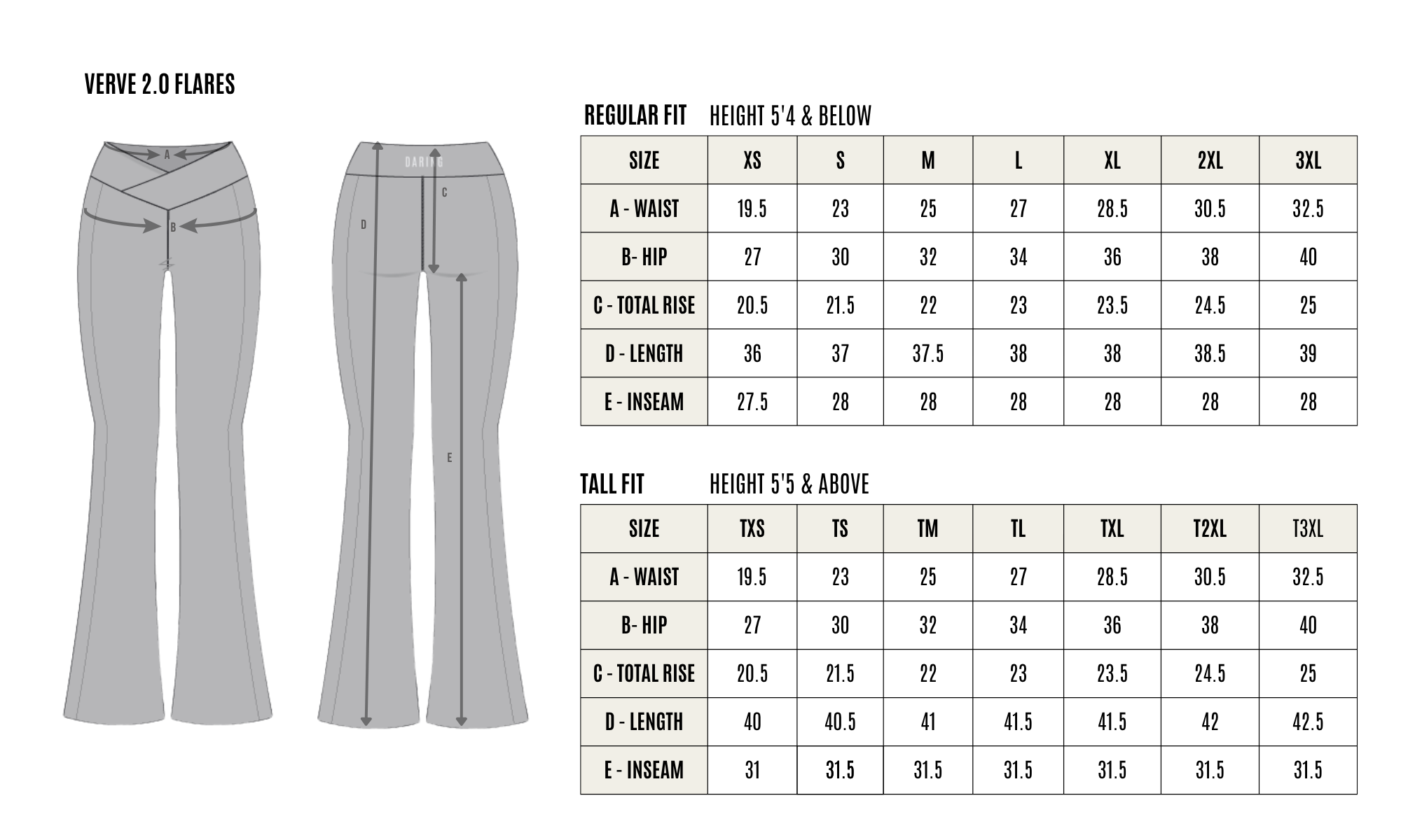 SIZE GUIDE